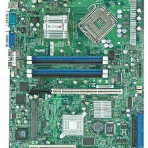 Материнская плата SuperMicro (X7SBI) iE3210 S775 4DualDDRII-800 6SATAII U100 Riser PCI-E4x/PCI-X PCI 2LAN1000 SVGA ATX 1U