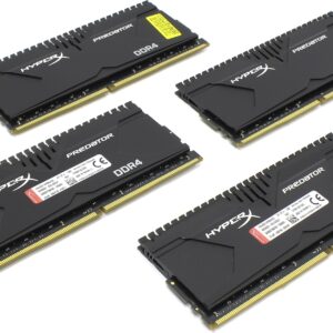 Оперативная память Kingston DDR4 32Gb (4x8Gb KIT) 2666MHz PC-21300 HyperX Predator (HX426C13PBK4/32)