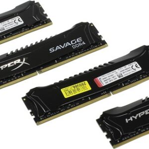 Оперативная память Kingston DDR4 32Gb (4x8Gb KIT) 2800MHz PC-22400 HyperX Savage (HX428C14SB2K4/32)