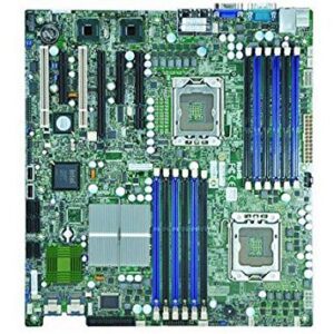 Материнская плата SuperMicro (X8DT3-F) i5500 Dual Socket 1366 6DDR3 8SAS 6SATAII PCI-E16x 3PCI-E8x 2PCI SVGA 4xGbLAN E-ATX 6400Mhz