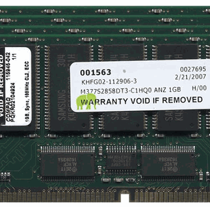 Оперативная память HP (189083-B21) 4096MB PC100 Registered ECC SDRAM Memory Kit 4 x 1024MB