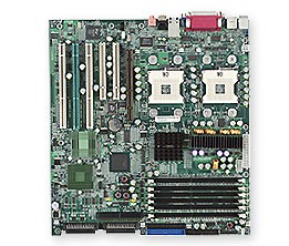Материнская плата SuperMicro (X5DA8) iE7505 DualS604 6DDR 2UW320SCSI U100 AGP8xPro 3PCI-X 2PCI AC97-6ch LAN1000 ATX 533Bus