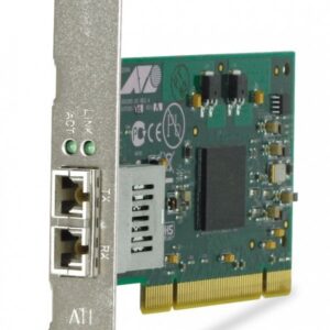 Сетевая карта Allied Telesis Single port Fiber Gigabit NIC for 32-bit PCI bus, LC Connector, with 10km single mode optics