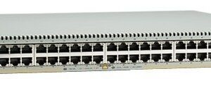 Коммутатор Allied Telesis Stackable Gigabit Edge Switch with 48 Port 10/100/1000T POE+, 4 x 10G SFP+ ports UK Power Cord