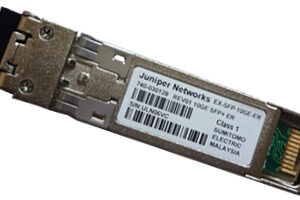 Трансивер Juniper SFP+ 10GBASE-SR 850nm Transmitter Wavelength, up to 100 meter reach.