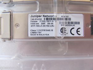 Трансивер Juniper XFP 10GBASE-ZR 1530 nm through 1565 nm, 80km reach, single-mode