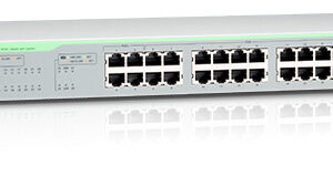 Коммутатор Allied Telesis 24 Port Fast Ethernet PoE WebSmart Switch with 4 uplink ports EU Power cord