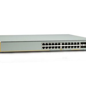 Коммутатор Allied Telesis L2+ managed stackable switch, 24 Port POE+ 10/100Mbps, 2-port SFP/Copper combo port