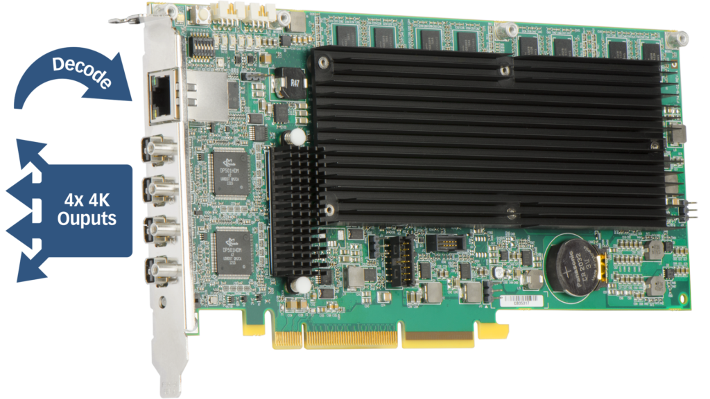 Видеокарта Matrox 4K IP Decode & Display Card (Fanless) - pimnara.ru