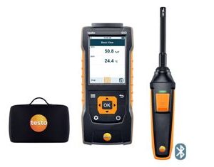Комплект измерительный Testo 440 с Bluetooth зондом влажности и температуры (0636 9731) и кейсом