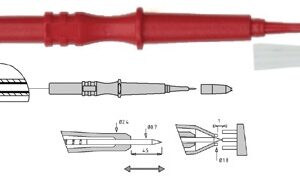 Наконечник измерительный 464-IEC-N (черный)