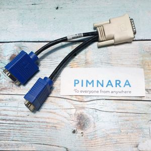 Кабель-переходник HP DMS-59 (m) - Dual VGA (f), 0.15m