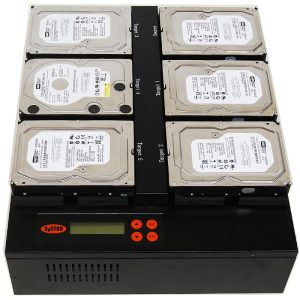 Дубликатор жестких дисков планшетный Systor 1-5 SATA SSD HDD Copy & Erase - 18 ГБ/мин - для накопителей SSD HDD  (SYS05-SSD-SATA2)