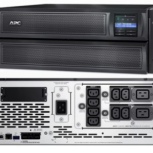 Источник резервного питания APC Smart-UPS X 3000ВА/2700Вт, RM 4U/Tower, внеш. Время работы, линейно-интерактивный, ЖК-дисплей, выход: 220–240 В 8xC13