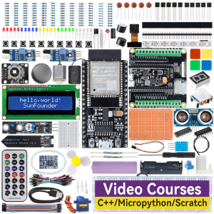 Расширенный стартовый комплект SunFounder ESP32 с платой расширения камеры и аккумулятором