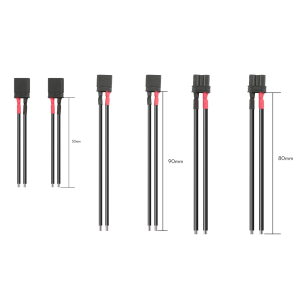 Монтажный кабель Flywoo Black XT30U 50mm 20AWG Male Pigtail (2pcs) FW19003340