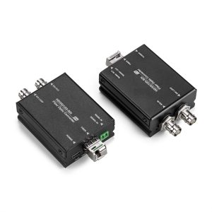 Волоконно-оптический преобразователь Ho-link 1-канальное видео 12G-SDI с петлевым выходом, 1-канальная обратная передача данных RS485 (HL-S12Gi)